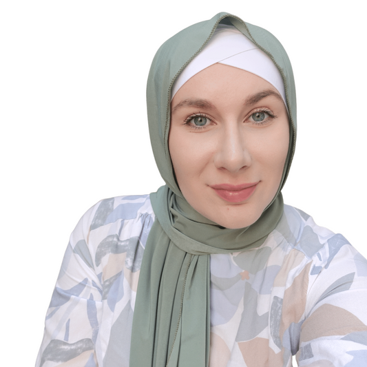 Jersey Hijab - Limed Ash
