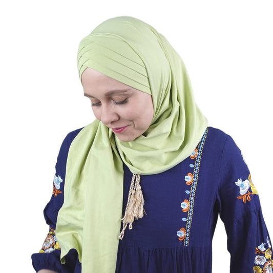 Lime - Rose Petal Hijab