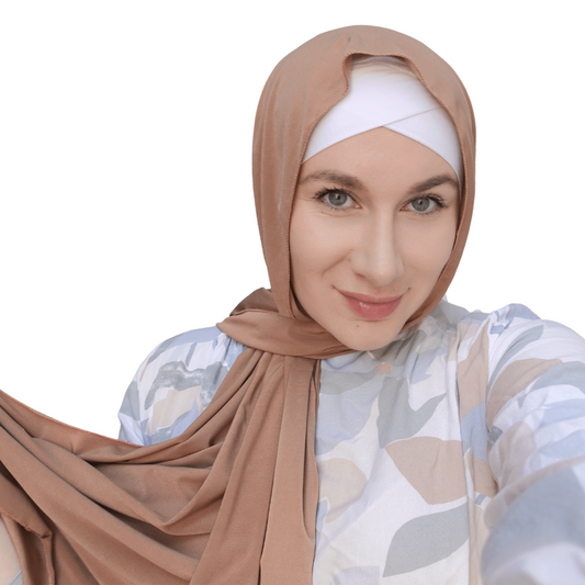 Jersey Hijab - French Beige