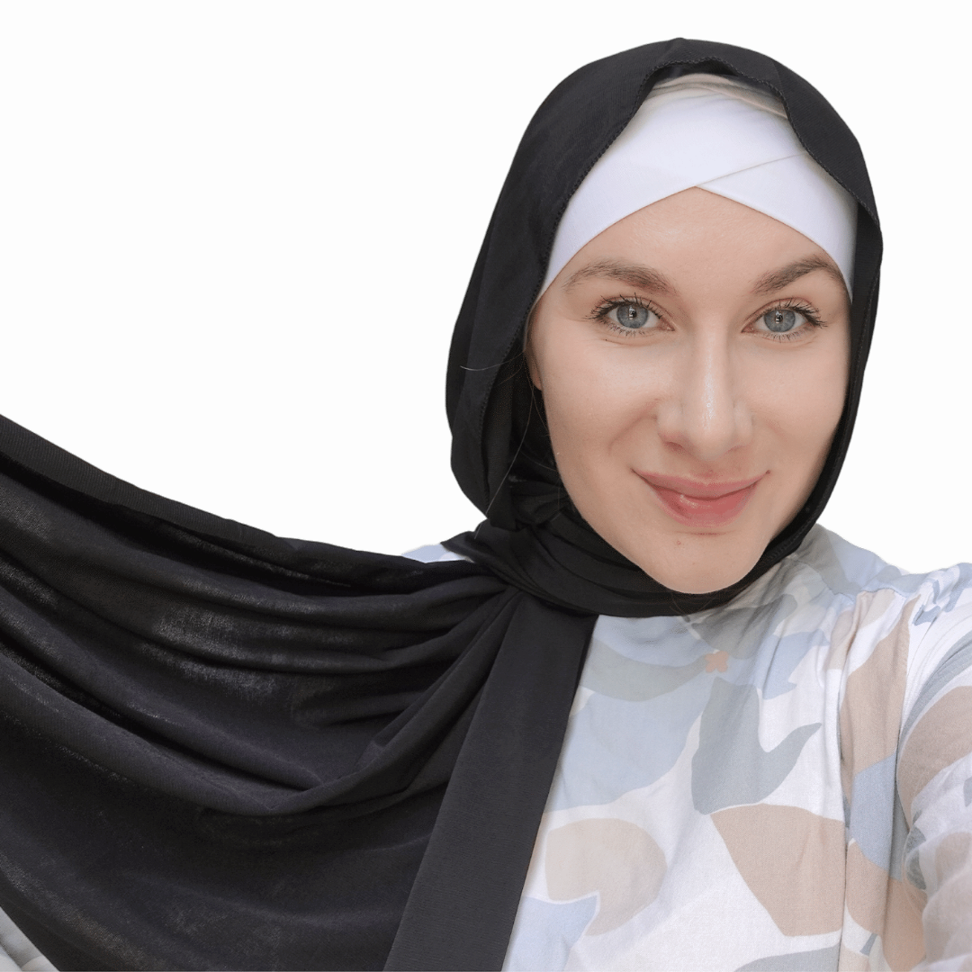 Jersey Hijab - Black